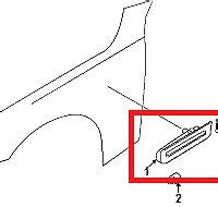 BMW NEW GENUINE 7 SERIES F01 F02 ADDITIONAL TURN INDICATOR LAMP RIGHT ...