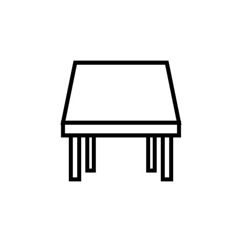 Furniture Table Icon Vector Design Template 40254431 Vector Art At Vecteezy