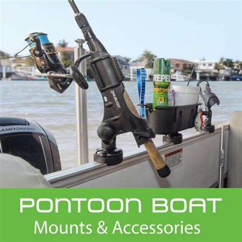 Easily Mount Accessories To Pontoon Boats With RAILBLAZA | RAILBLAZA