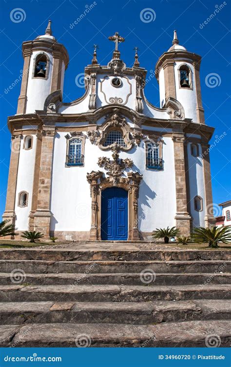 Ouro Preto Church Minas Gerais Brazil Stock Photo Image Of Ouro