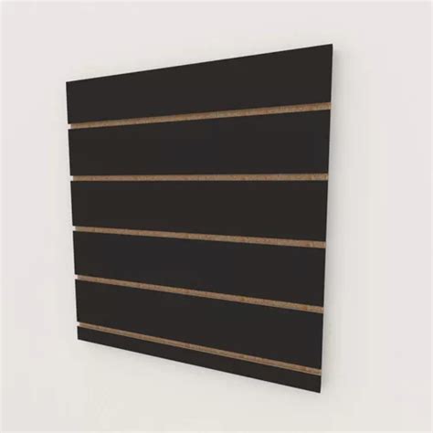 Painel Canelado Placa Mdf Canaletado Preto X Parcelamento Sem Juros