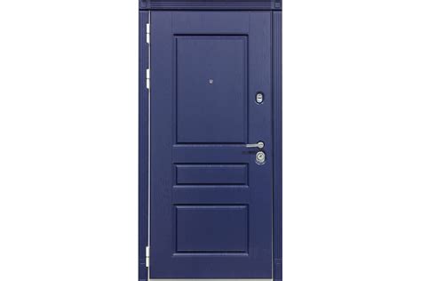 Дверь DIVA 45 2050x960 мм, левая, Роял синий - Д11 Белый Софт УТ ...