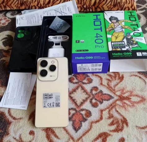 Infinix HOT 40 Pro โทรศพทมอถอ 8 128GB เครอง แท100 โทรศพท 5G SmartPhone 7 5 นว รบ