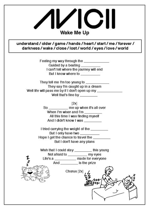 Fill in the gaps Songs - canciones en inglés para rellenar sus huecos