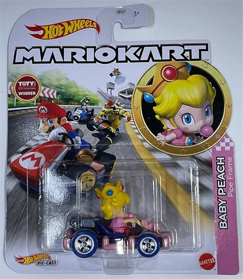 Amazon Hot Wheels Mario Kart Baby Peach Pipe Frame Mint NrMint Ships Bubble Wrapped
