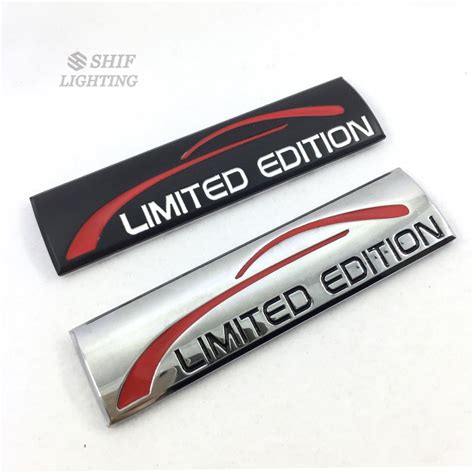 1 X Metal LIMITED EDITION Logo Car Auto Side Rear Emblem Badge Sticker