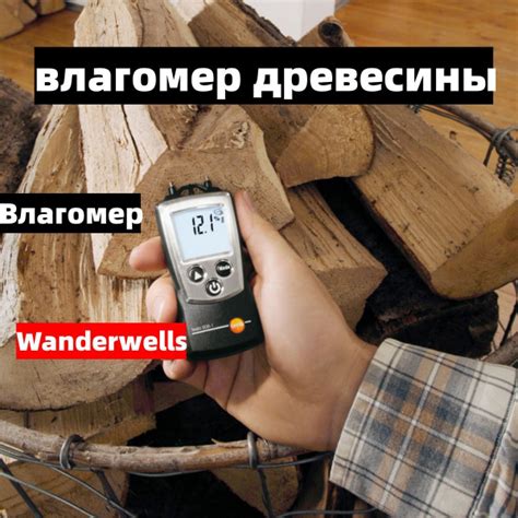 testo606-1 Влагомер древесины Измеритель температуры и влажности для ...