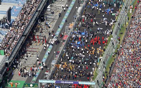 Formula La Griglia Di Partenza Del Gp Australia A Melbourne