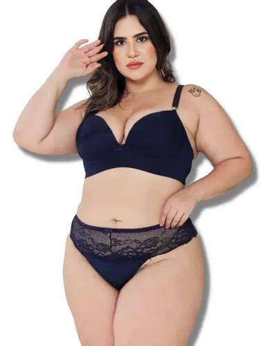 Conjunto Plus Size Lingerie Sensual Refor Ado Linha Premium Mercadolivre