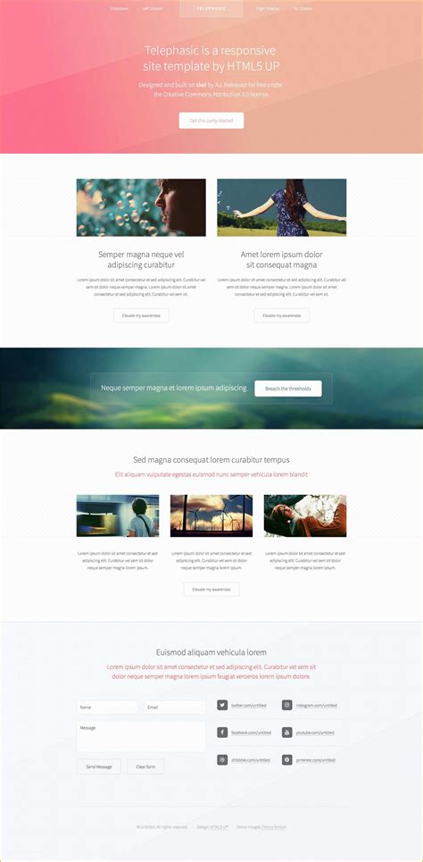41 Free Responsive Templates | Heritagechristiancollege