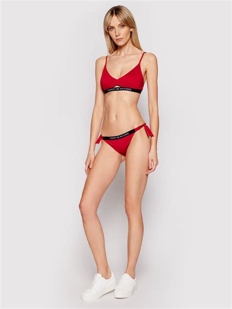 Tommy Hilfiger Góra od bikini Rp UW0UW02706 Czerwony Modivo pl