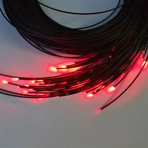 Cable De Iluminaci N De Fibra Ptica Pmma De Mm Emisor De Extremos Con