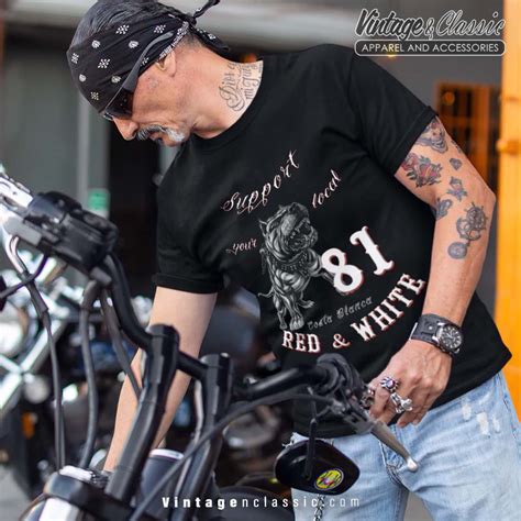 Hells Angels Pitbull Support81 Shirt Vintagenclassic Tee