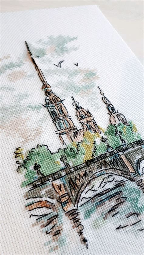 Санкт-Петербург Петропавловская крепость вышивка крестиком в интернет ...