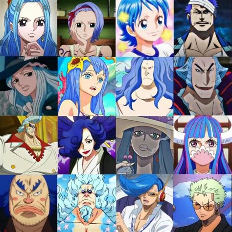 Blue Haired One Piece Characters : r/ZoroIsLost