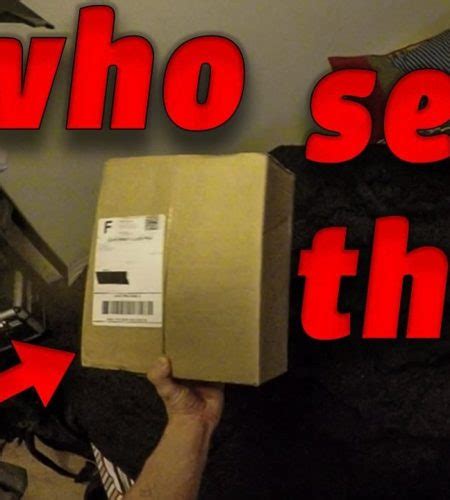 how to find out who sent an anonymous package