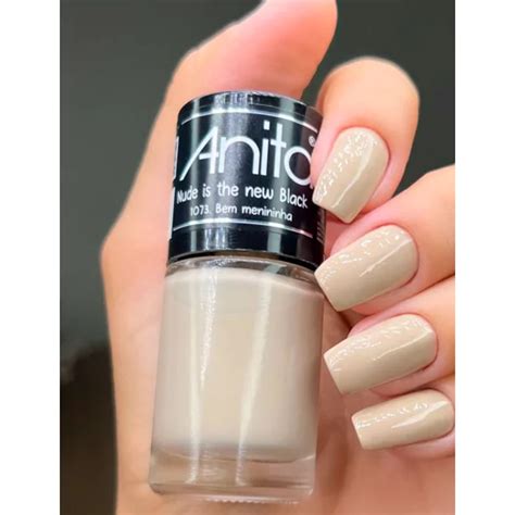 Esmalte Anita Nude Is The New Black BEM MENININHA Shopee Brasil