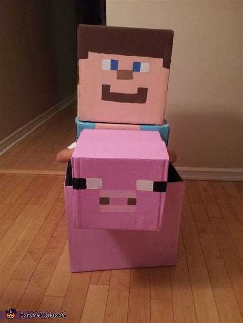 Minecraft Steve Costume Full Body