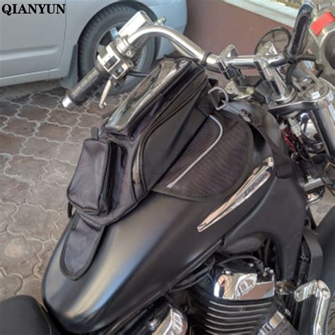 Waterproof Black Tank Bag Magnetic Saddle Bag Back Vicedeal