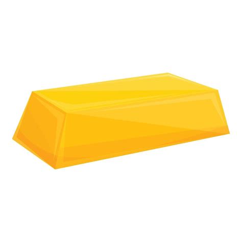 Gold Bar Icon Cartoon Style 14316793 Vector Art At Vecteezy