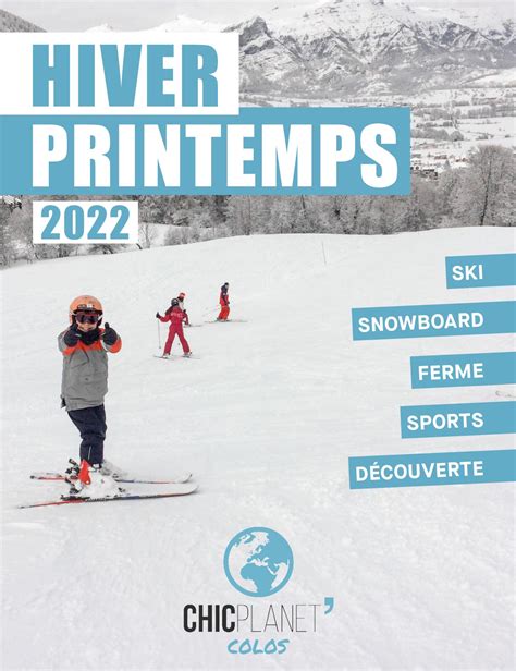 Calaméo Brochure Hiver Printemps 2022