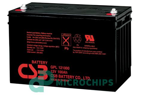 Аккумулятор CSB GPL121000 (AGM, 100Ah) купить в Минске — цена ...