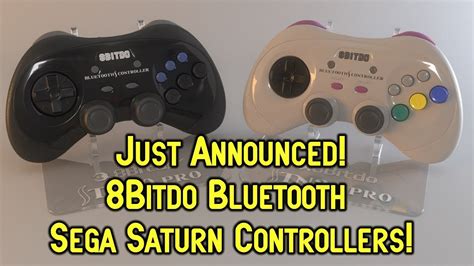 First Look 8bitdo Sega Saturn Bluetooth Controllers Just Announced