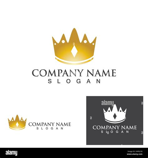 Golden Logo And Crown Hi Res Stock Photography And Images Alamy