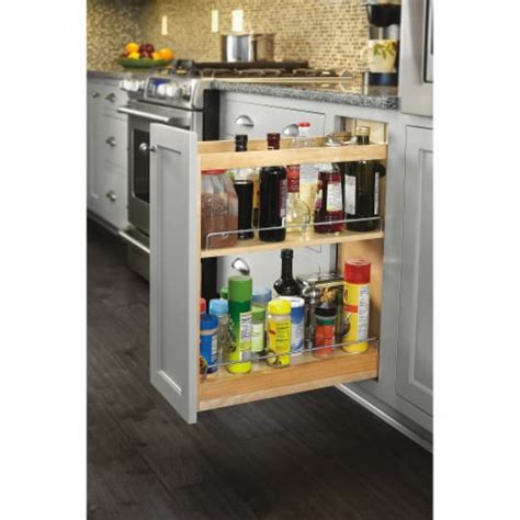 Rev A Shelf Inch Pull Out Kitchen Cabinet Organizer Soft Close