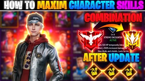 HOW TO MAXIM CHARACTER SKILL COMBINATION 2023 BR RANK BEST CHARACTER