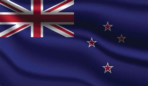 New Zealand Realistic Modern Flag Design 3810518 Vector Art at Vecteezy