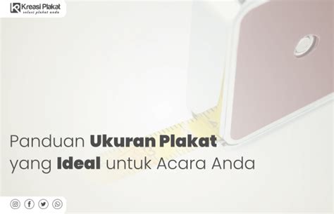 Panduan Ukuran Plakat Yang Ideal Untuk Acara Anda