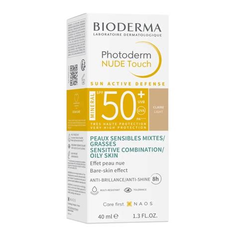 BIODERMA PHOTODERM NUDE TOUCH TONIRANA KREMA LIGHT SPF 50 40ML Pharmanova Apoteka Kojoj Vjerujem