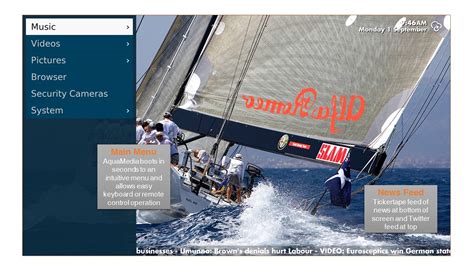 AquaMedia Let Digital Yacht Entertain You Afloat Digital Yacht News