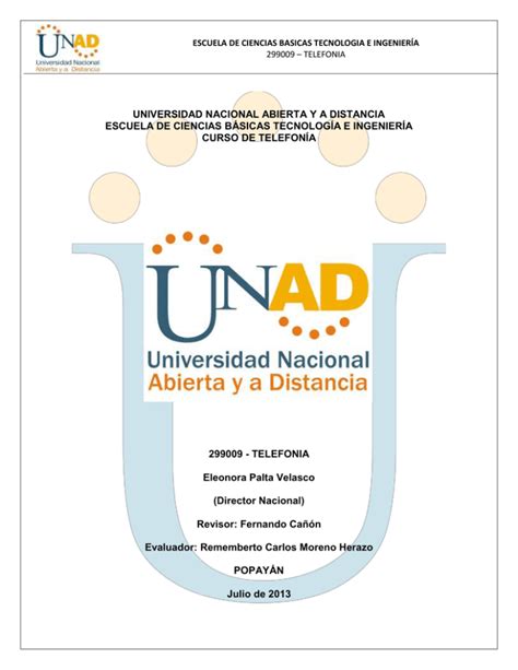 Universidad Nacional Abierta Ya Distancia Escuela De