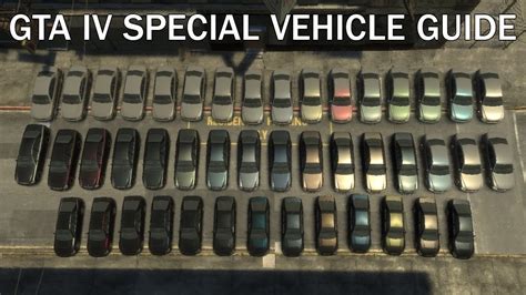 Gta Iv Special Vehicle Guide Lustered Ec Oracle Lustered Ec Schafter