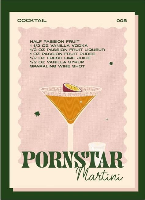 Amazon Willa Pornstar Martini Orange Green Art Print Poster