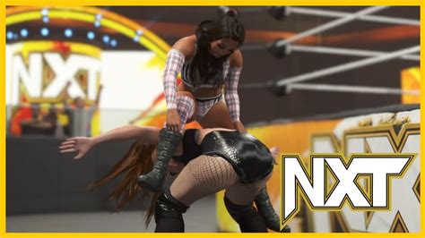 WWE 2K23 NXT ISLA DAWN VS ROXANNE PEREZ YouTube