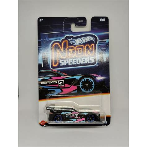 Hot Wheels Mercedes Amg Gt Neon Speeders Shopee Malaysia