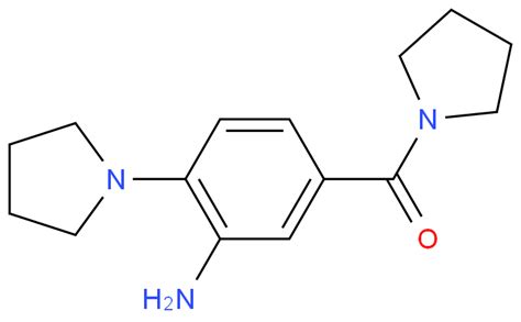 3 AMINO 4 PYRROLIDIN 1 YL PHENYL PYRROLIDIN 1 YL METHANONE 640263 69