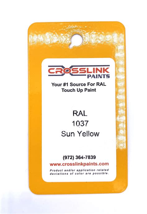 RAL 1037 Sun Yellow Powder Coating Powder Crosslink Paints