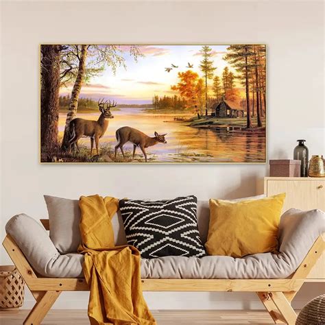 Nature Scenery Wall Painting – Handicrafts Town