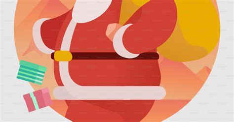 A Santa Clause With A Toothbrush In His Hand Vector Christmas Image