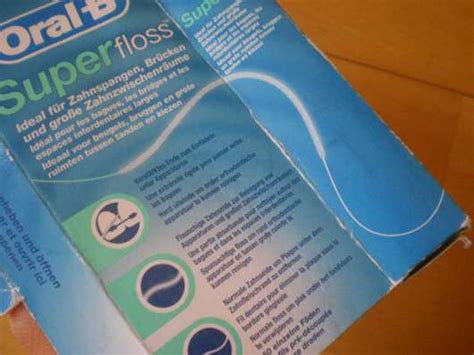 Test - Zahnseide - Oral-B Superfloss Zahnseide – Testbericht von loebel