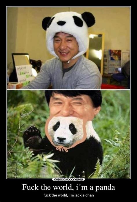 Fuck The World Im A Panda Desmotivaciones
