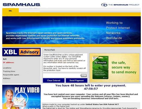 How to remove Spamhaus Block Virus