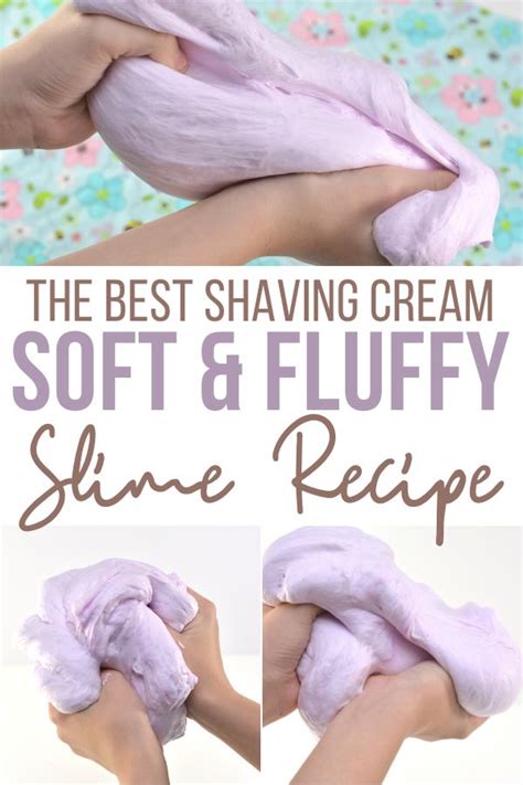 The Best Fluffy Shaving Cream Slime Recipe - A Must Try! | Shaving ...