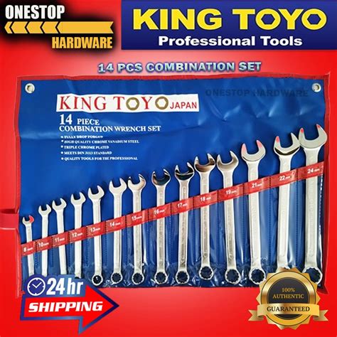 King Toyo Spanar Set Combination Wrench Spanner Set Tools Set Mm