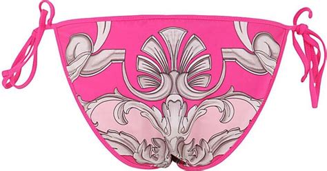 Versace Baroque Pattern Bikini Buttom ShopStyle Two Piece Swimsuits