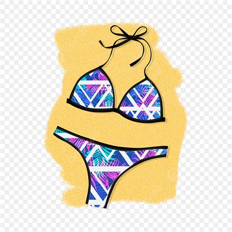 Bikini Beach Clipart Transparent PNG Hd Beach Dark Bikini Beach Seaside Bikini PNG Image For